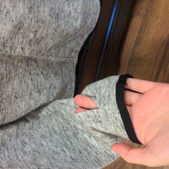 Tek Gear Drytek Heathered Gray Zip up Sweatshirt - Picture 3 of 5